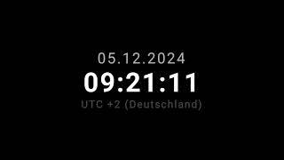  LIVE | Clock / Uhr - Germany Deutschland UTC + 2