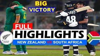 NEW ZEALAND VS SOUTH AFRICA ICC CHAMPIONS TROPHY 2025 SEMI FINAL MATCH HIGHLIGHTS | NZ VS SA 2025