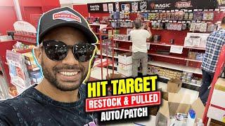 Hit Target Restock Sports Card Hunting & Pulled Auto Patch 