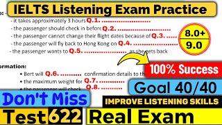 IELTS Listening | Listening Practice | ielts | Exam-622  | ielts listening test