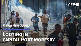 Looting in Papua New Guinea's capital Port Moresby | AFP