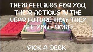 Their feelings for you past and present, their actions in the near future + more  pick a deck