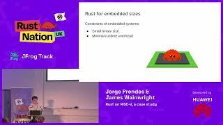 Rust on RISC-V, a case study - Jorge Prendes and James Wainwright