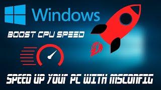 How to Increase Processor Speed By Setting Maximum Number of Processors in laptop.