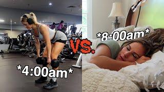 my morning routine vs. my mom's...