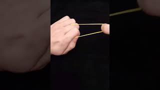 Easy Rubber Band Magic Trick #shorts #magictricks #viral