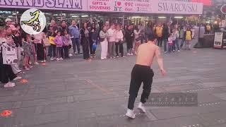 Times Square Show- amazing breakdance performance you gotta see (subtitles English + español)