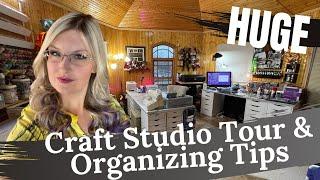 HUGE Craft Studio Tour & Organizing Tips!