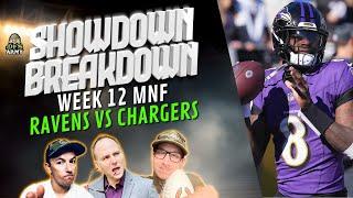 Monday Night Football Showdown Breakdown - Ravens vs Chargers DraftKings and FanDuel DFS Plays