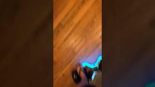 Cold Mountain Momma riding a hoverboard