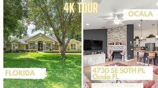 GORGEOUS HOME FOR SALE IN SOUGHT AFTER DALTON WOODS SUBDIVISION IN OCALA FLORIDA. 4K VIDEO TOUR!