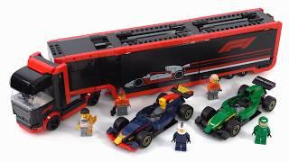 LEGO City F1 transporter truck review