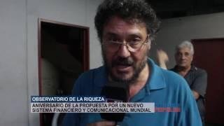 Guillermo Robledo: "La UCA observa la pobreza, desde el pueblo queremos observar la riqueza"