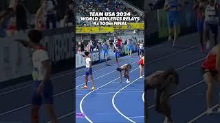 Team USA 4x100m World Athletics Relays Finals Win!