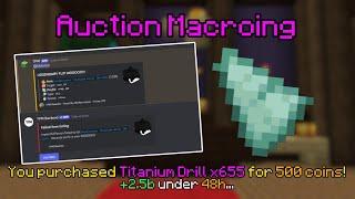 Sleeping and waking up into 800m profit zZ | Hypixel Skyblock