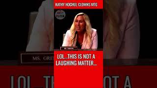 New York Governor Kathy Hochul Clowns MTG!