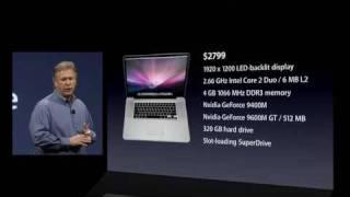 Apple Macworld 2009 Keynote - Introduction of the 17" Unibody MacBook Pro (part 2)