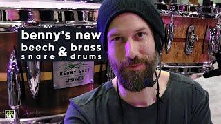 Benny Greb demos his new Sonor signature snare drums with MonoRail dampeners