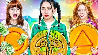 Poor Vs Rich Vs Giga Rich Girl In Squid Game 2!