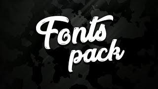 100+ Awesome Font Pack for designers by Graphics Arena