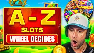 A to Z Wheel Decide... but THE BUY AMOUNT DEPENDS on the SLOT NAME!! (Bonus Buys)