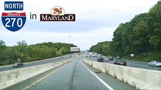 I-270 Northbound in Maryland (Full Trip)