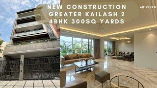 for sale south delhi | Greater kailash 2 | 4 bhk for sale | New construction | 300 SQ YARDS | gk2