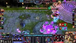 [Worlds 2014] AHQ Amazing Comeback against EDG