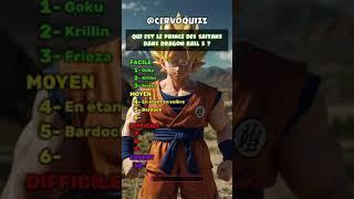  Cervo Quizz   Dragon Ball Z  #shorts