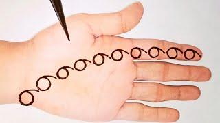 6 Beautiful Easy Mehndi design | Simple Mehendi designs | Mehandi design trick | Shab's Creation