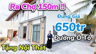 Vị trí 10 điểmRa chợ 150m, tặng nội thất, đường ô tô đúng 650 triệu | Nhà Giá Rẻ Bình Chánh