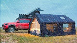 4,500km Away, Camping on Largest Lake Baikal in the Rain