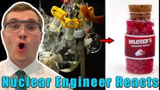 Did it Actually Work? - Turning Styrofoam into Cinnamon Candy - Nuclear Engineer Reacts to NileRed