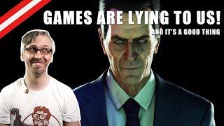 How games are lying to us? And why is it a good thing