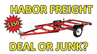 Harbor Freight Trailer?? JUNK or NOT??? 1 YEAR REVIEW!