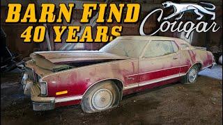 Will this BARN FIND Cougar RUN & DRIVE After 40 YEARS?