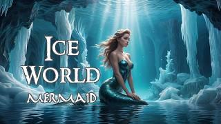 Mermaids in Fantasy Crystal Ice Caves | Soothing Piano Music | 5 minutes relaxation