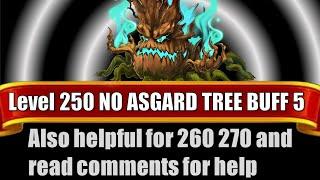 Level 250 NO Asgard Tree of Wisdom Buff 5 Root of Evil | Heidi Event #herowars #herowarsweb