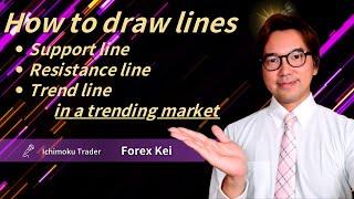 How to Draw Support, Resistance & Trendlines the RIGHT Way in Trending Market