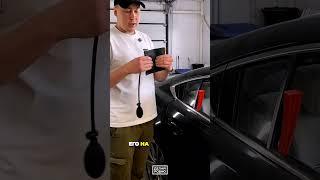Работа с КЛИНОМ - как правильно вставить, чтоб не повредить окно автомобиля  #PDR #ДЕЛАЙРОВНО #МСК