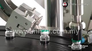 Vial Filling, Stoppering & Capping Machine