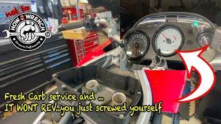 Fresh carburetor gone wrong...or did it? #carburetor #diymotorcycle #howtowrench