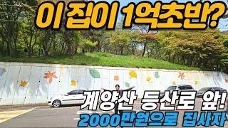 [인천빌라매매](no620)임학역이 가까운 방3개인대 1억 초반? 계양산 바로 앞 공기좋은 로얄층 급매 매물! [임학동빌라]