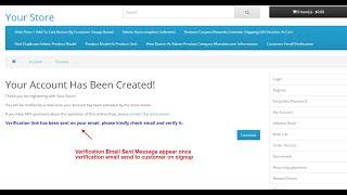 Customer Email Verification - OpencartTools