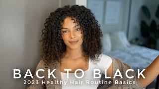 How & Why I went back to my natural color? & No more Curly Cuts Curly Routine 2023 Goals