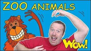 ZOO Animals for Kids | Stories from Steve and Maggie | Learn Speaking Wow English TV | Words ingles