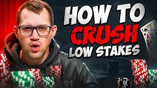 Crushing Low Stakes Poker - Bankroll Management, ABC Poker Strategy