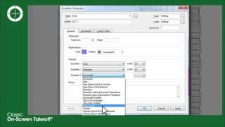 On-Screen Takeoff : Conditions & Zones - Creating Area Conditions