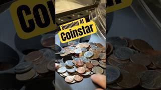 Dumping A Jar Of Coins At Coinstar No Fees! #coin #star