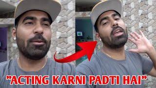 "Acting Karna Padhta Hai"- @GAURAVZONE on his Vlogs | GauravZone Facts | #shorts